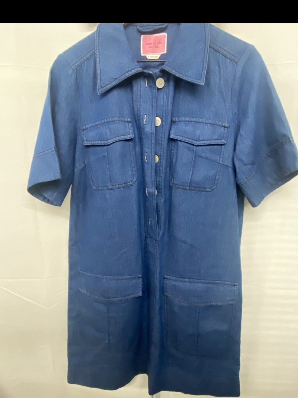 kate spade Indigo Short-Sleeve Shirt Jacket